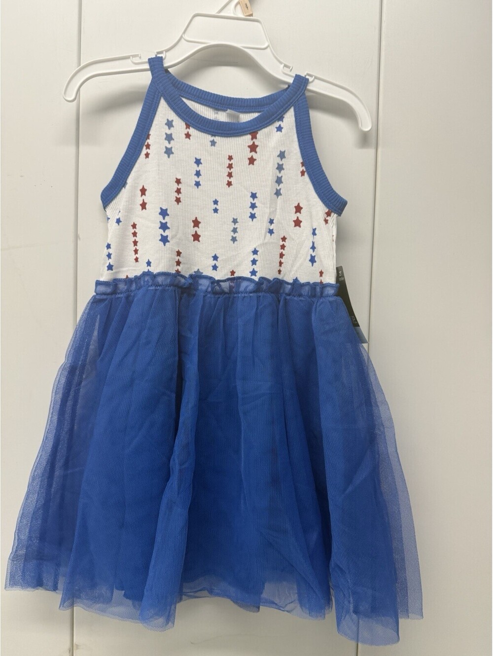 New Okie-dokie red white and blue sleeveless Toddler dress size 2T